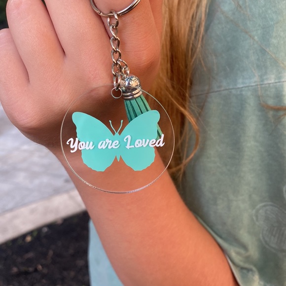 You are Loved Acrylic Keychain - Picture 5 of 16